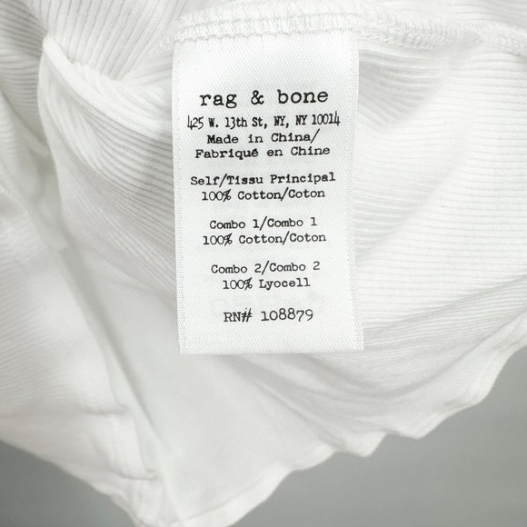 Rag & Bone Mesh Short Sleeve Summer Dress in White Size XS - Picture 8 of 10